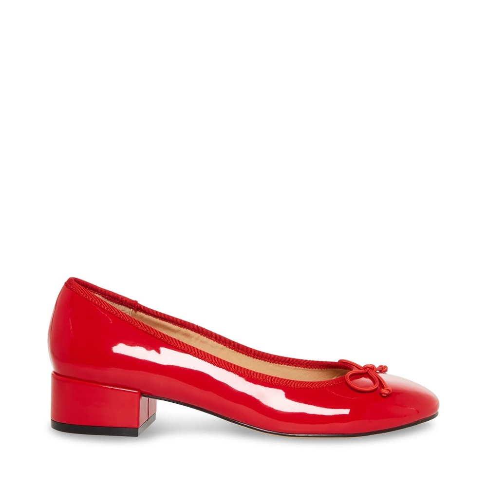 Steve Madden Red Patent Cherish Pumps/Flats